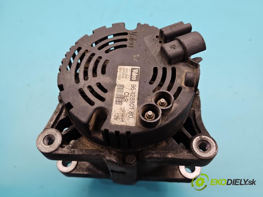 Peugeot 407 1.8 16V 116 HP manual 85 kW 1749 cm3 4- Alternator 9642880180 (Alternátor)