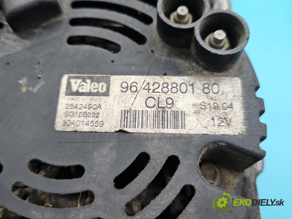 Peugeot 407 1.8 16V 116 HP manual 85 kW 1749 cm3 4- Alternator 9642880180 (Alternátor)