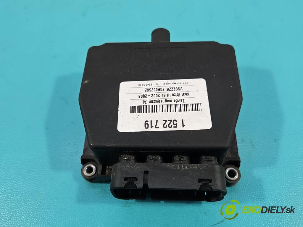 Seat Ibiza III 6L 2002-2008 1.9 TDI 101 HP manual 74 kW 1896 cm3 3- ventil magnetické: 6Q0906625 (Ventil ostatné)