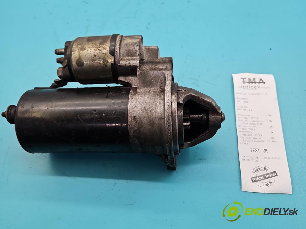 Opel Zafira A 1999-2005 2.0 DTI 101 hp manual 74 kW 1995 cm3 5- startér: 0001109062 (Startér)