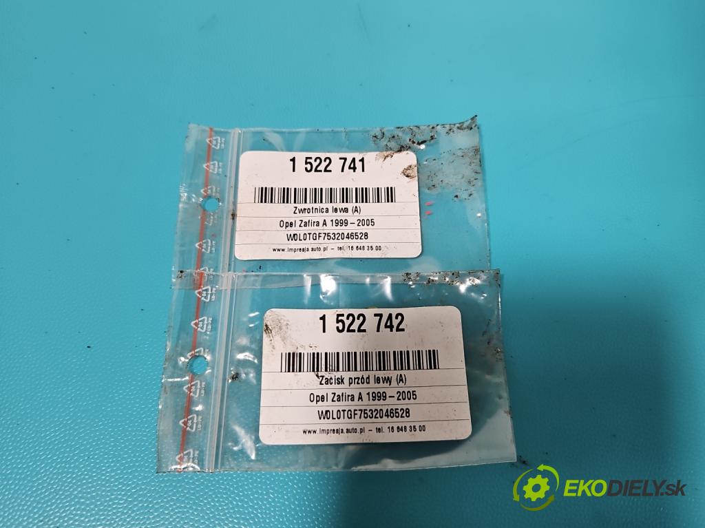 Opel Zafira A 1999-2005 2.0 DTI 101 HP manual 74 kW 1995 cm3 5- náboj ľavé  (Náboj kolesa)