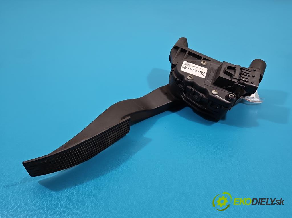 Opel Astra III 2004-2014 1.6 16v 105 HP manual 77 kW 1598 cm3 5- pedal plyn potenciometr: 9157998BK