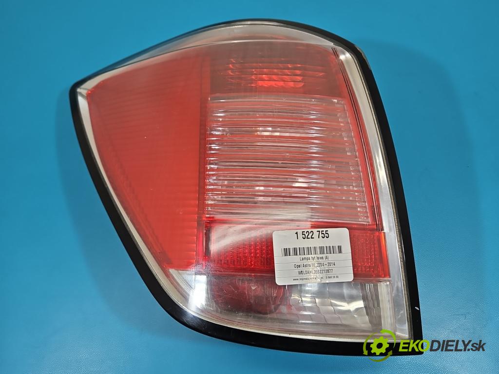 Opel Astra III 2004-2014 1.6 16v 105 hp manual 77 kW 1598 cm3 5- světlo zadní levé 24451838 (Klika dveří ostatní)