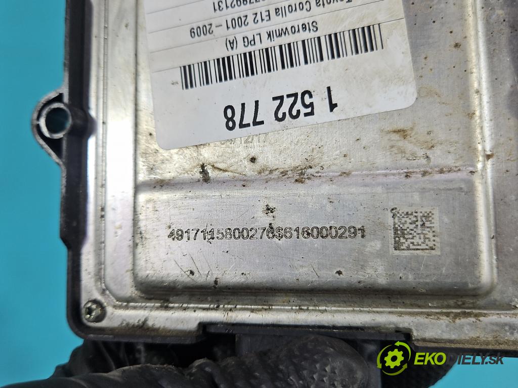 Toyota Corolla E12 2001-2009 1.8 VVTI usa 135 hp manual 99 kW 1794 cm3 4- řídící jednotka LPG