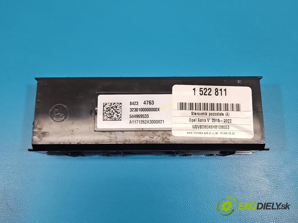 Opel Astra V 2015-2022 1.6 CDTI 110 HP manual 81 kW 1598 cm3 5- riadiaca jednotka ostatné 84234763