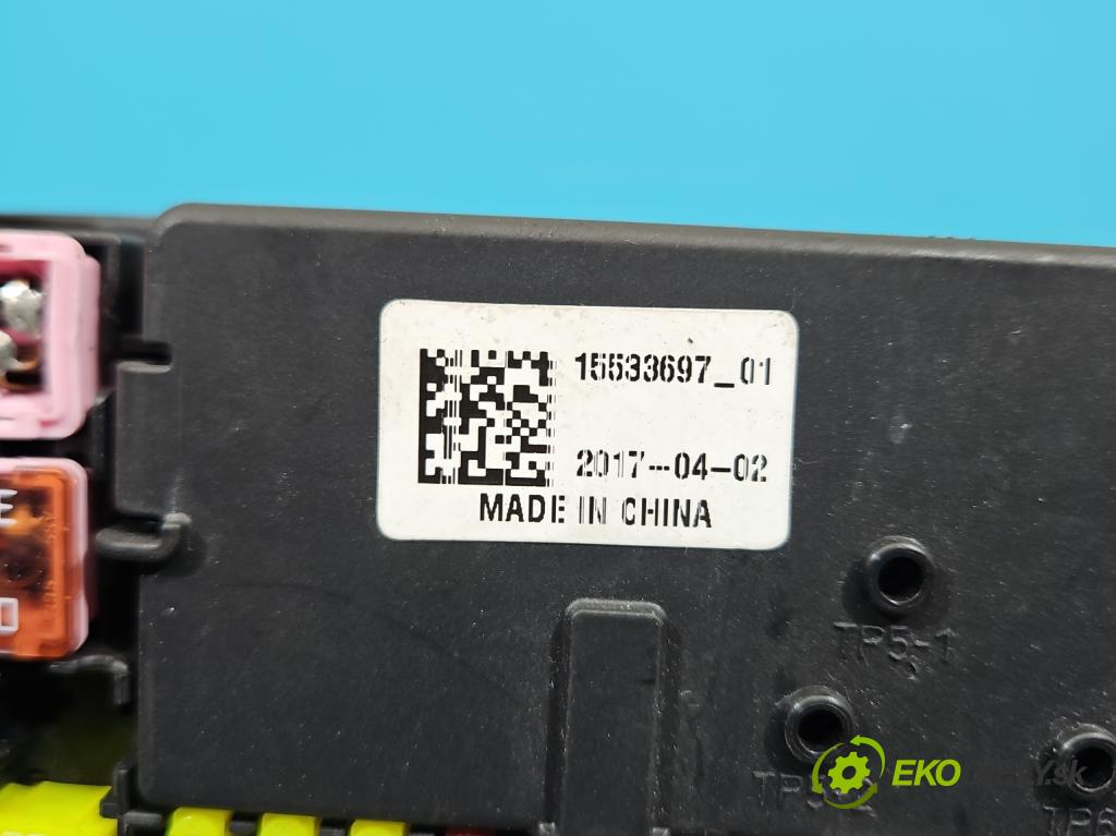 Opel Astra V  2015-2022 1.6 CDTI 110 HP manual 81 kW 1598 cm3 5- skrinka poistka 15533697 (Poistková skrinka)