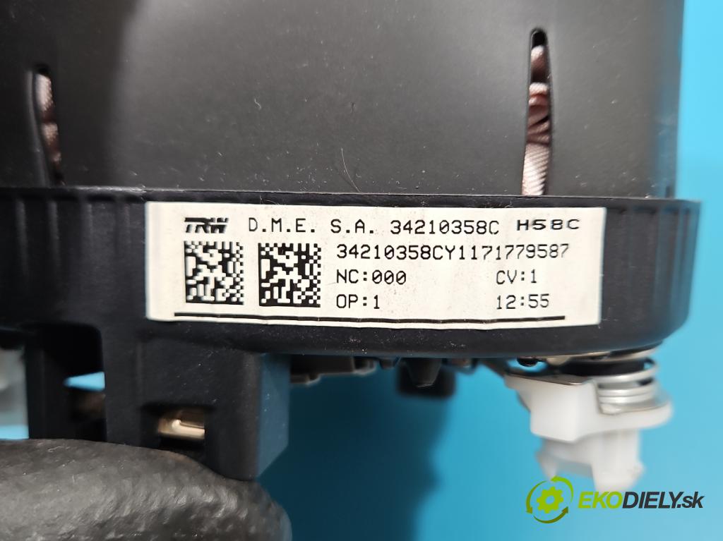 Opel Astra V  2015-2022 1.6 CDTI 110 HP manual 81 kW 1598 cm3 5- airbag vzduch: Řidiči: 13393369 (Airbag)