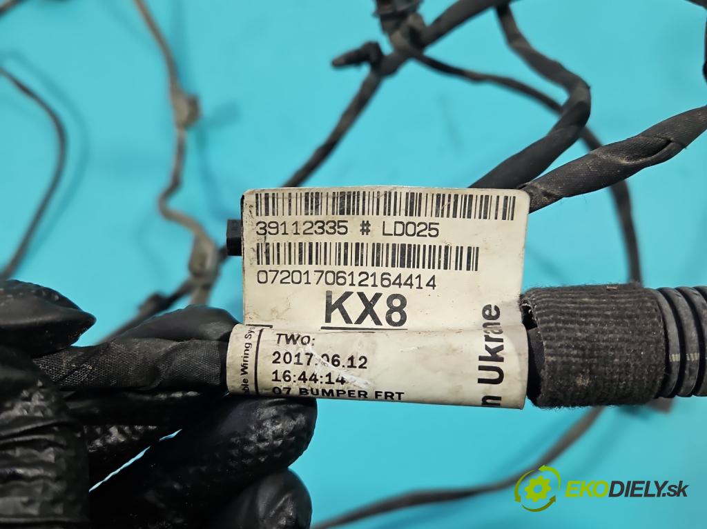 Opel Astra V  2015-2022 1.6 CDTI 110 hp manual 81 kW 1598 cm3 5- Balíček: nárazníku přední 39112335