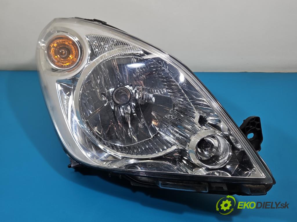 Suzuki Splash 1.3 DDIS 75 HP manual 55 kW 1248 cm3 5- Reflektor: pravý 35100-51K00 (Svetlo predné pravé)