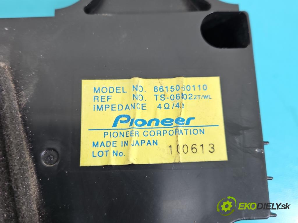 Toyota Land Cruiser J120 2002-2010 3.0 D4D 166 HP automatic 122 kW 2982 cm3 5- reproduktory komplet 86150-60110