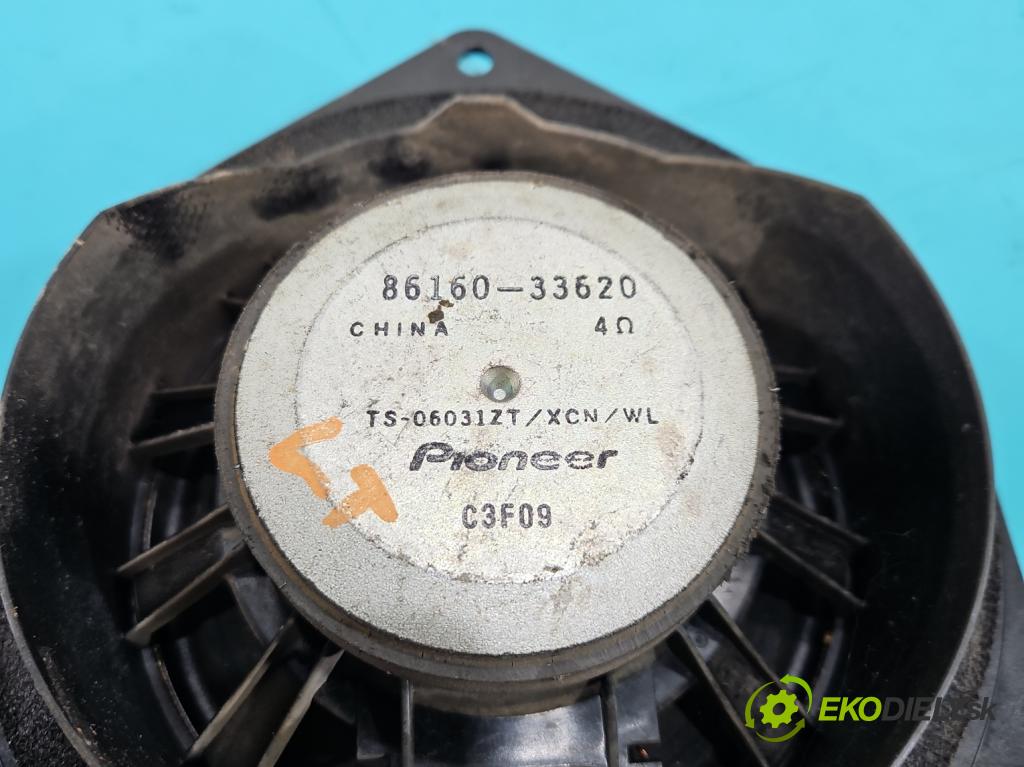 Toyota Land Cruiser J120 2002-2010 3.0 D4D 166 HP automatic 122 kW 2982 cm3 5- reproduktory komplet 86150-60110