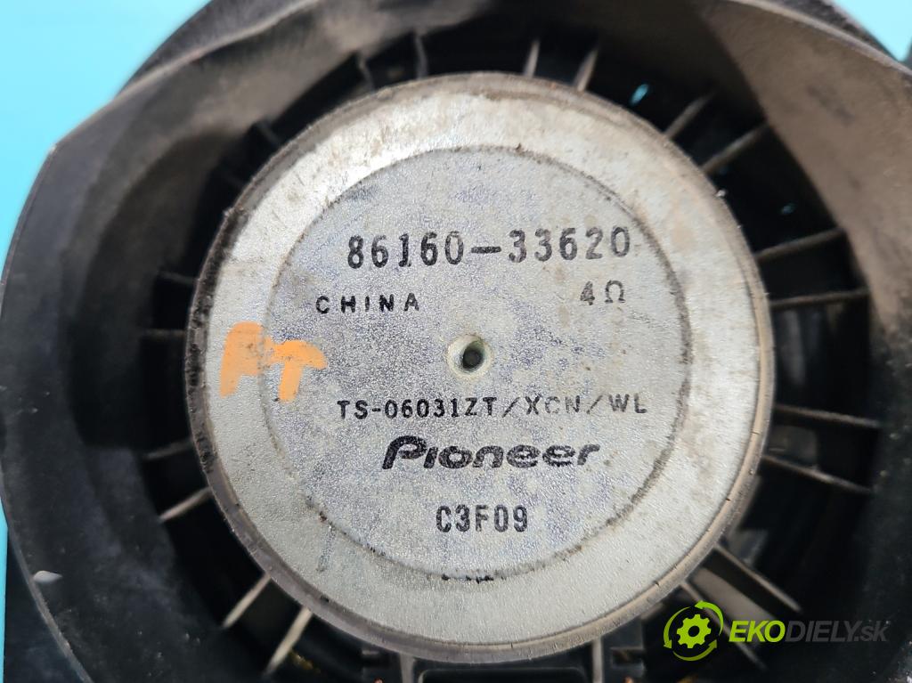 Toyota Land Cruiser J120 2002-2010 3.0 D4D 166 HP automatic 122 kW 2982 cm3 5- reproduktory komplet 86150-60110