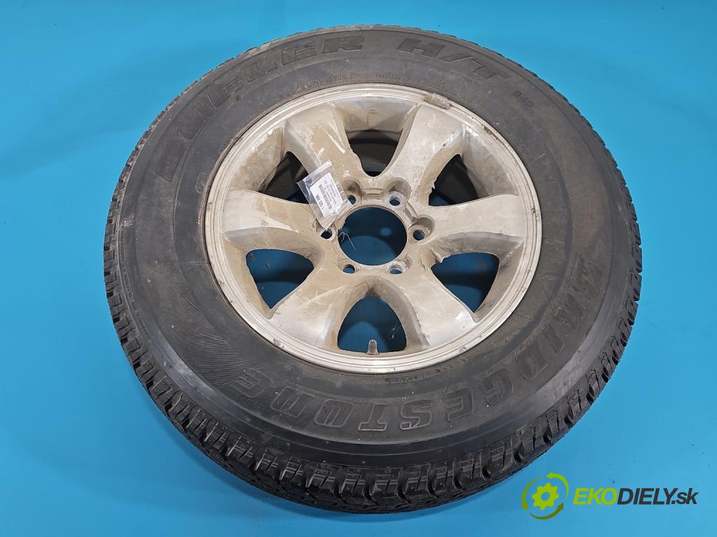 Toyota Land Cruiser J120 2002-2010 3.0 D4D 166 HP automatic 122 kW 2982 cm3 5- koleso rezervne 17