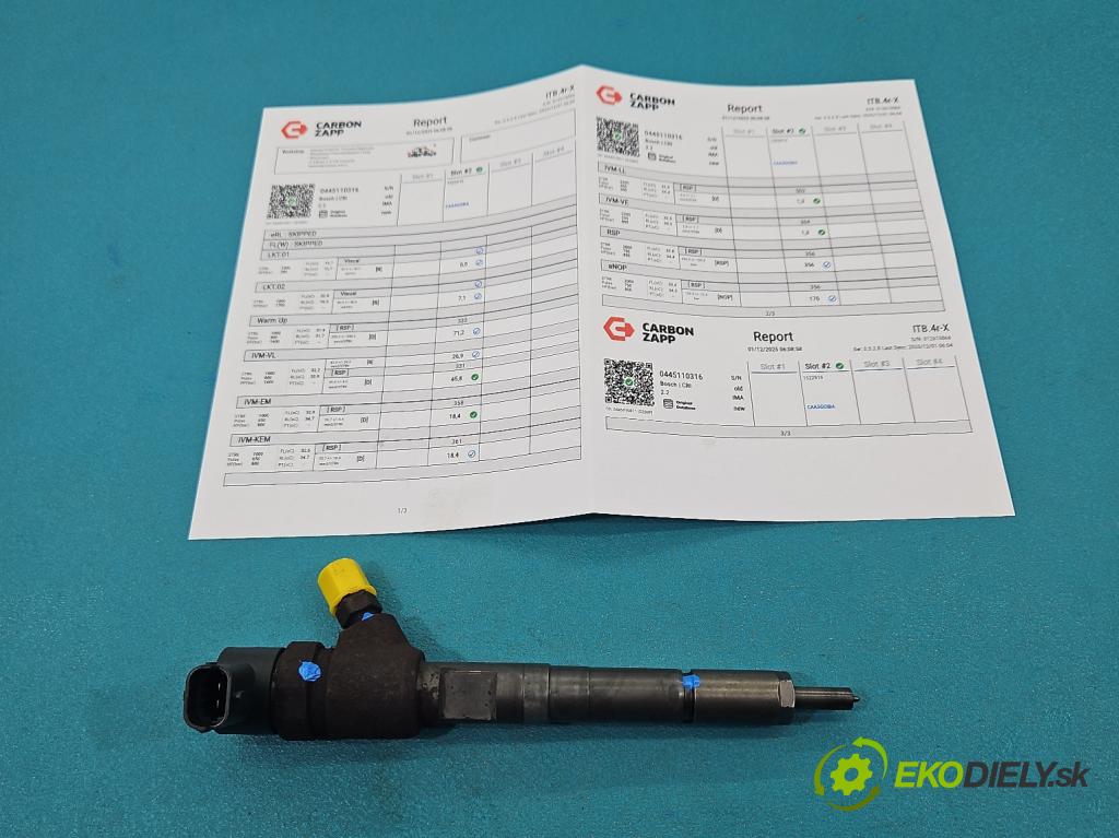 Suzuki Splash 1.3 DDIS 75 HP manual 55 kW 1248 cm3 5- vstrek 0445110316 (Vstrekovač paliva)