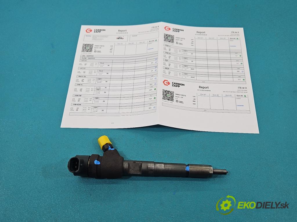 Suzuki Splash 1.3 DDIS 75 HP manual 55 kW 1248 cm3 5- vstrek 0445110316 (Vstrekovač paliva)