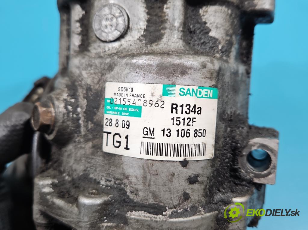 Suzuki Splash 1.3 DDIS 75 HP manual 55 kW 1248 cm3 5- Kompresor: klimatizácie 13106850 (Kompresor klimatizácie)