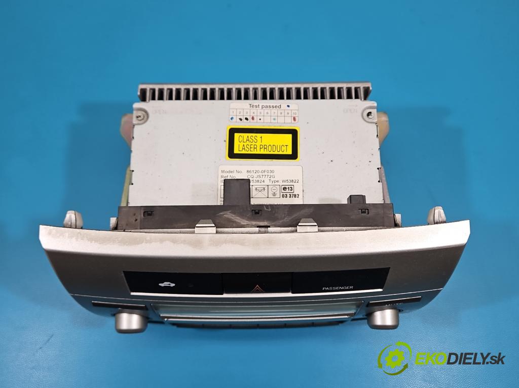 Toyota Corolla Verso II 2004-2009 2.2 d4d 136 HP manual 100 kW 2231 cm3 5- Radio originál 86120-0F030
