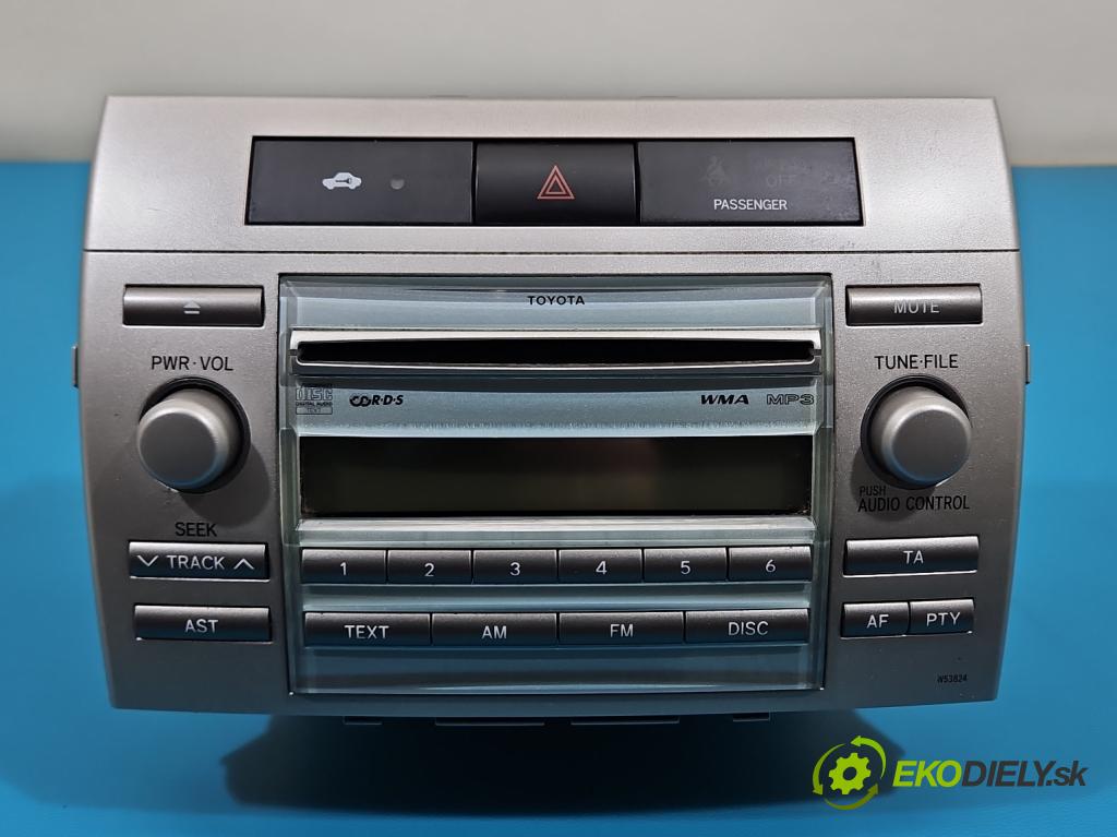 Toyota Corolla Verso II 2004-2009 2.2 d4d 136 HP manual 100 kW 2231 cm3 5- Radio originál 86120-0F030