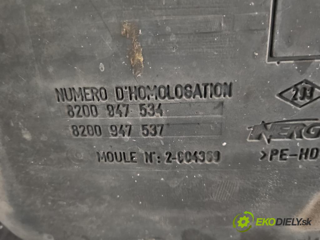 Renault Master III 2010-2024 2.3 DCI 163 HP manual 120 kW 2299 cm3 5- Nádrž: palivo 8200947534 (Palivová nádrž)