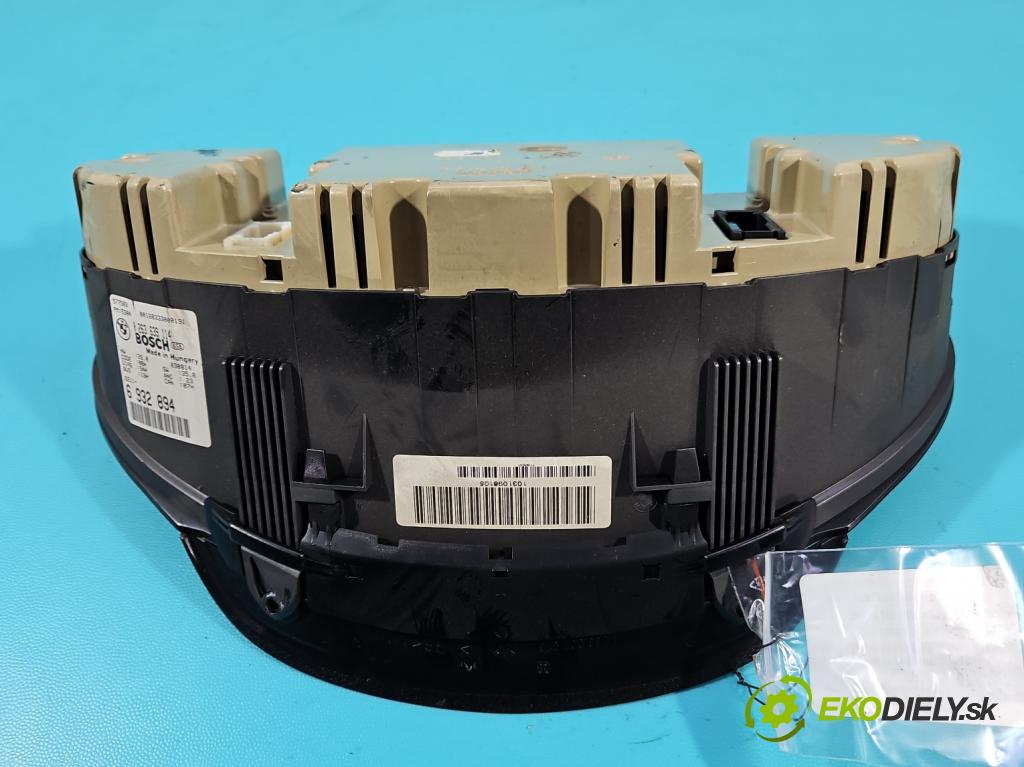 Bmw 3 E46 1998-2007 1.8 116 HP manual 85 kW 1796 cm3 4- prístrojovka/ budíky 0263639114 (Prístrojová doska)