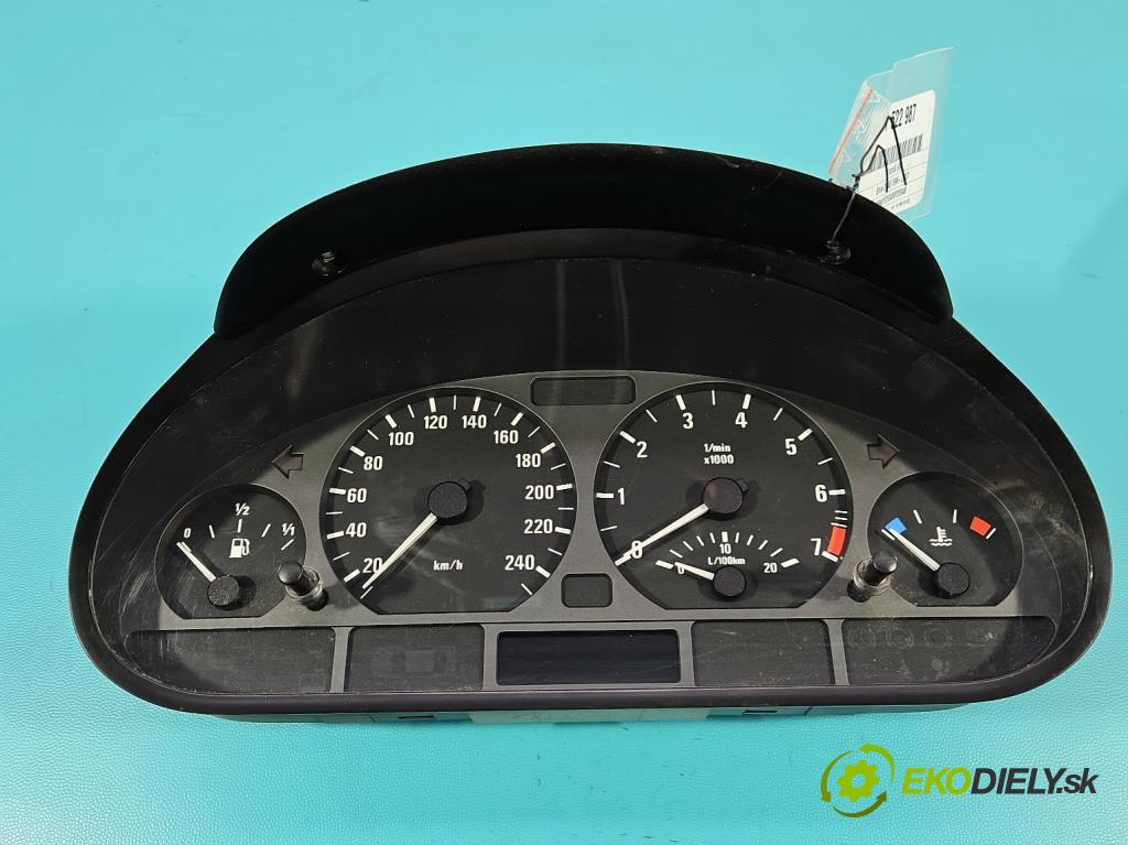 Bmw 3 E46 1998-2007 1.8 116 HP manual 85 kW 1796 cm3 4- prístrojovka/ budíky 0263639114 (Prístrojová doska)
