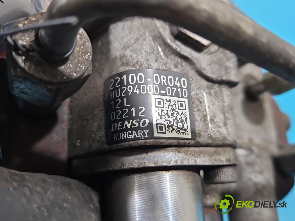 Toyota Avensis III T27 2009-2018 2.0 D4D 126 HP manual 93 kW 1998 cm3 4- čerpadlo vstrekovacia 22100-0R040 (Vstrekovacie čerpadlo)