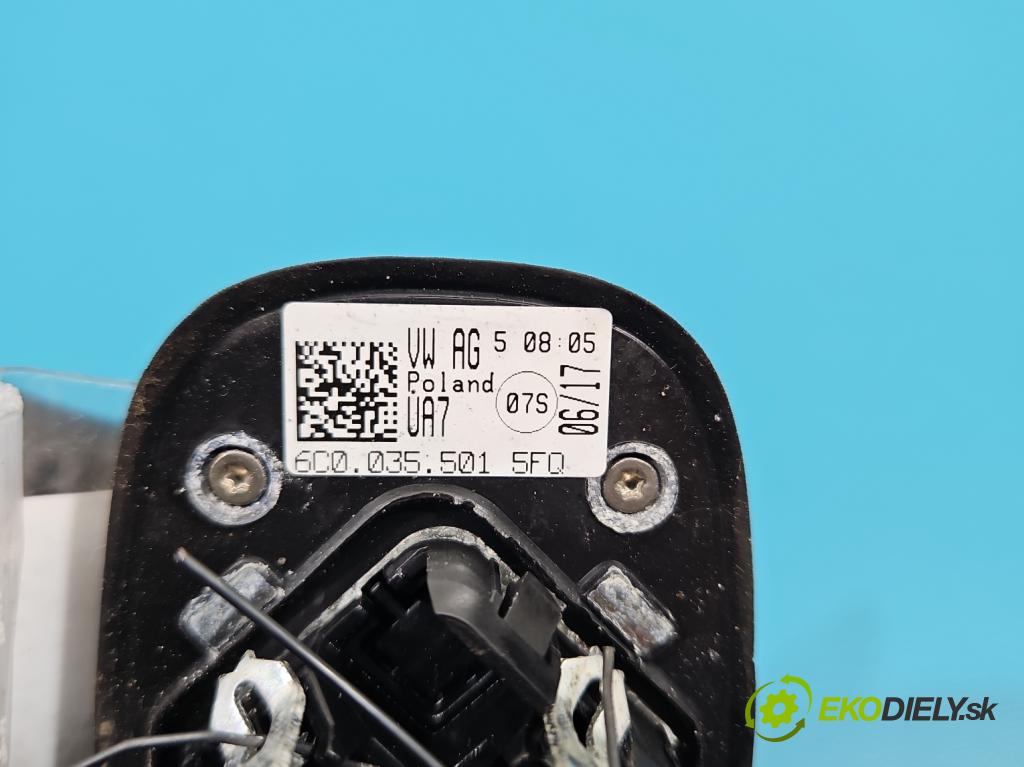 Skoda Fabia III 2014- 2021 1.2 TSI 110 hp manual 81 kW 1197 cm3 5- Antena 6C0035501