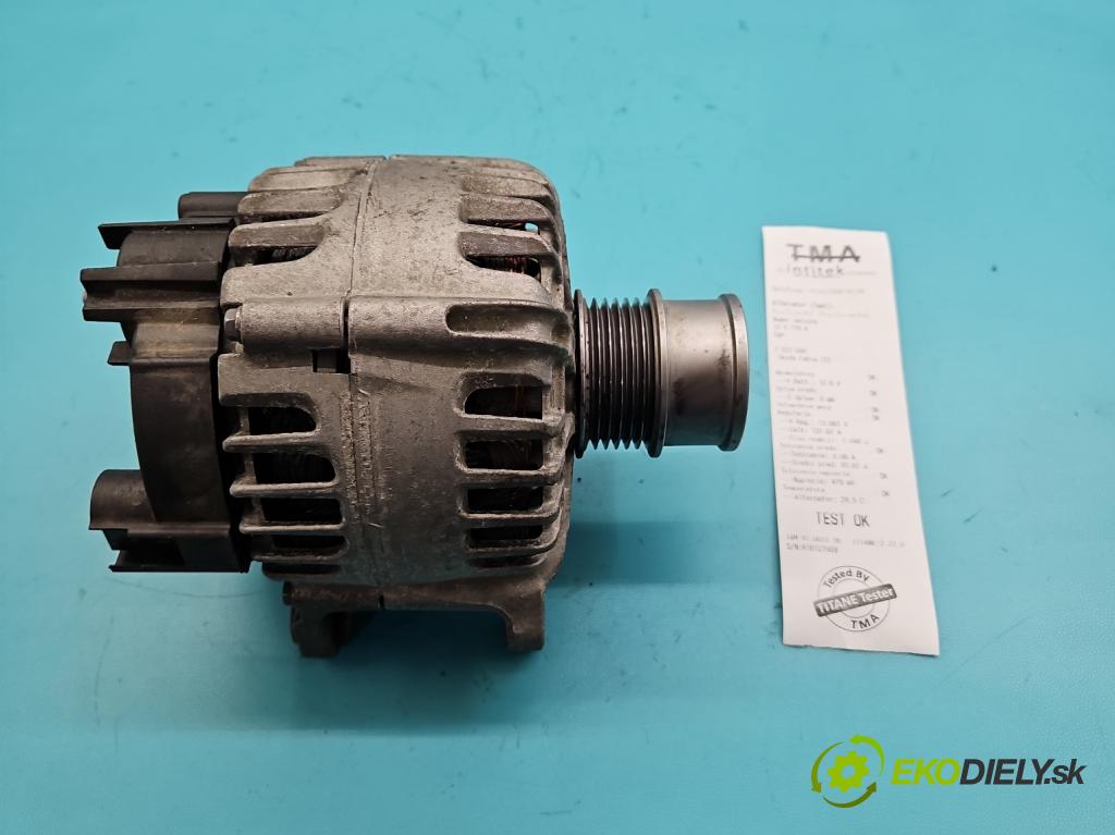 Skoda Fabia III 2014- 2021 1.2 TSI 110 HP manual 81 kW 1197 cm3 5- Alternator 04E903015 (Alternátor)