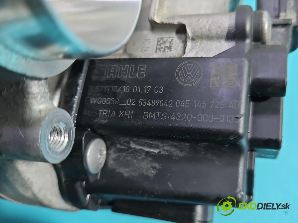 Skoda Fabia III 2014- 2021 1.2 TSI 110 HP manual 81 kW 1197 cm3 5- turbodúchadlo, turbo 04E145721L (Turbodúchadlo (kompletné))