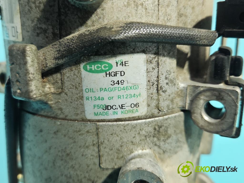 Hyundai I30 II 2012-2016 1.4 16v 100 HP manual 73.2 kW 1396 cm3 5- Kompresor: klimatizácie F500JDCAE-06 (Kompresor klimatizácie)