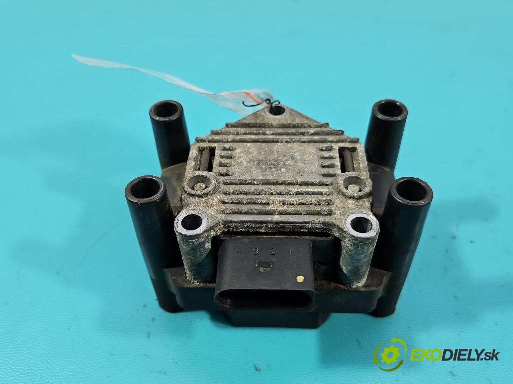 Audi A3 8L 1996-2003 1.6 SR 102 HP manual 75 kW 1595 cm3 3- cievka zapaľovacia 06B905106A (Zapaľovacia cievka)