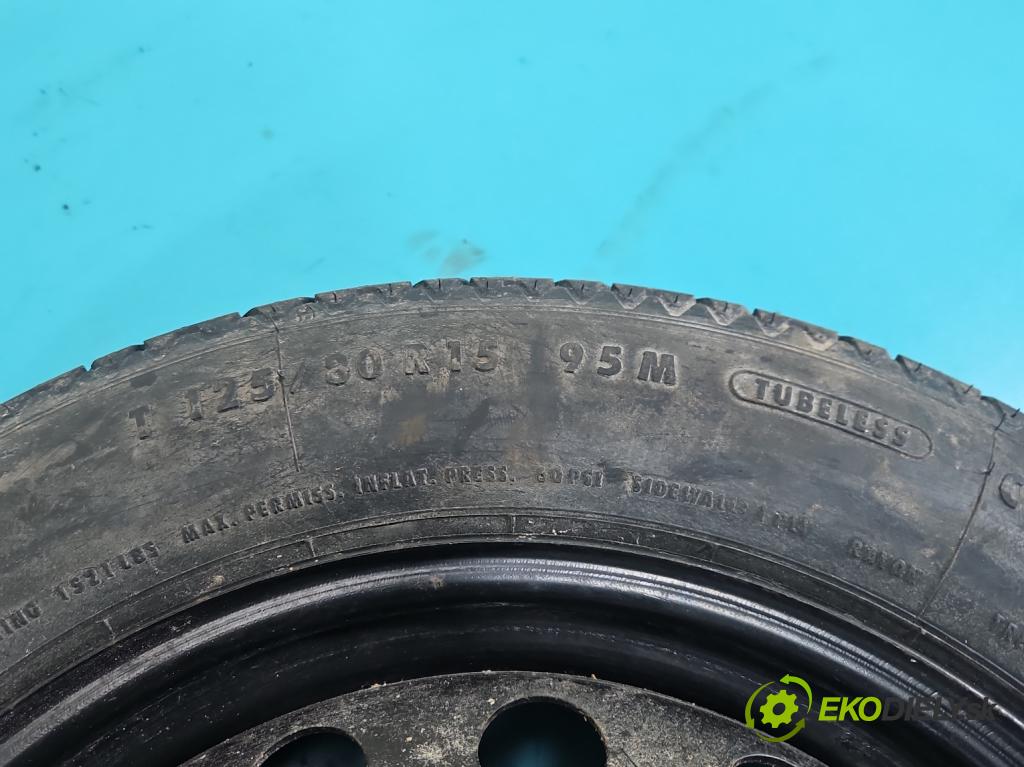 Alfa romeo 147 1.6 16V 105 hp manual 77 kW 1598 cm3 5- kolo náhradní 15"