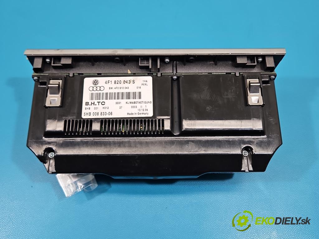 Audi A6 C6 2004-2011 2.7 TDI 179KM automatic 132 kW 2698 cm3 5- panel kúrenia 4F1820043S