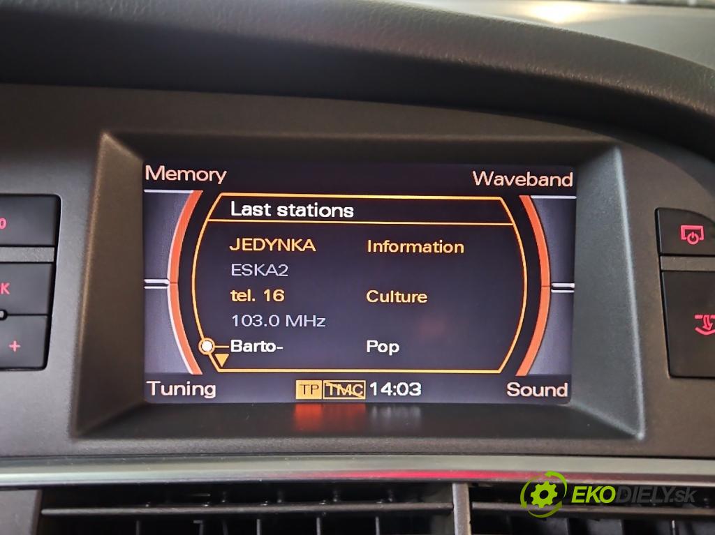 Audi A6 C6 2004-2011 2.7 TDI 179KM automatic 132 kW 2698 cm3 5- Zobrazit: 4F0919603B (Prístrojová doska)