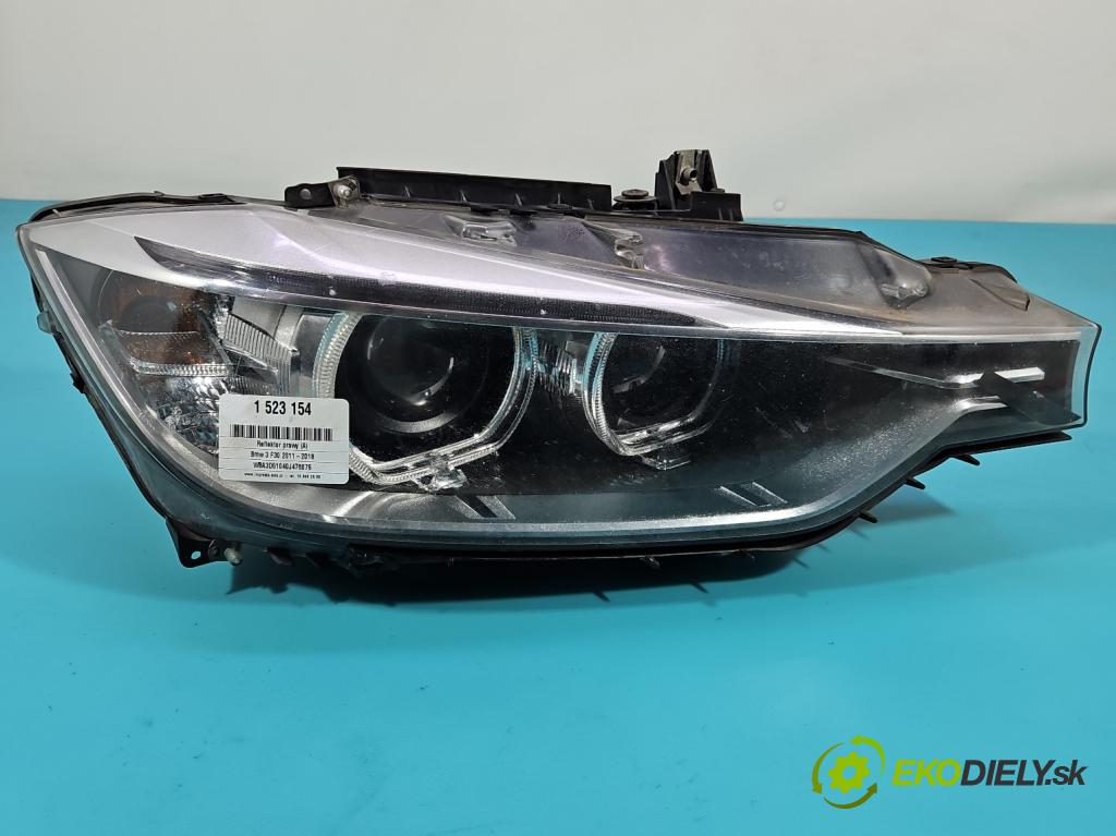 Bmw 3 F30 2011-2018 2.0d 184hp manual 135 kW 1995 cm3 4- Reflektor: pravý 7259526 (Svetlo predné pravé)