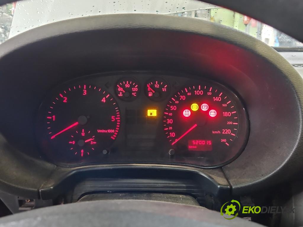 Audi A3 8L 1996-2003 1.9 tdi 90 HP manual 66 kW 1896 cm3 3- prístrojovka/ budíky 8L0919860D (Prístrojová doska)