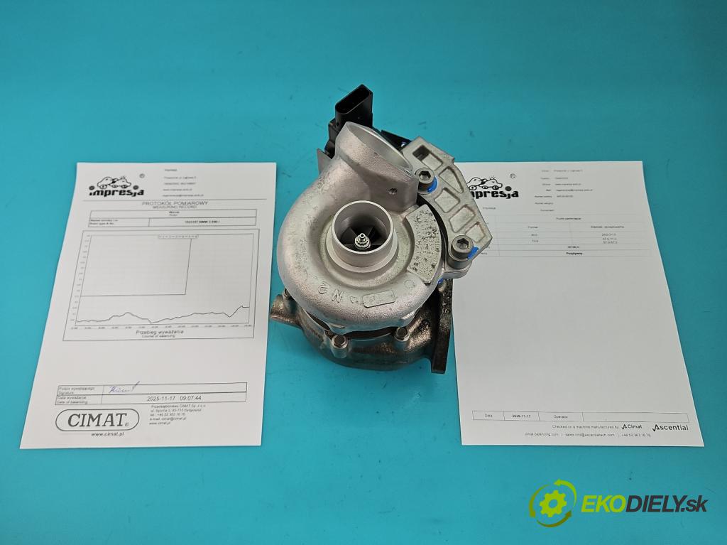 Bmw 3 E90 2005-2013 2.0d 122 HP manual 90 kW 1995 cm3 4- turbodúchadlo, turbo repasovaná 49135-05720
