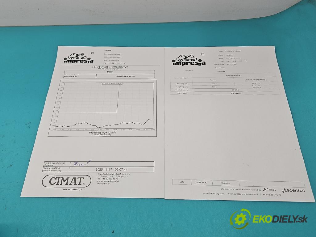 Bmw 3 E90 2005-2013 2.0d 122 HP manual 90 kW 1995 cm3 4- turbodúchadlo, turbo repasovaná 49135-05720
