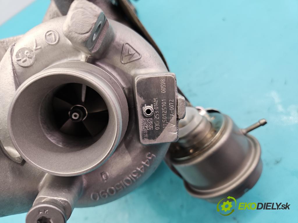 Audi A3 8P 2003-2012 1.9 tdi 105 hp manual 77 kW 1896 cm3 5- Turbodmychadlo repasováno BV39A-0072