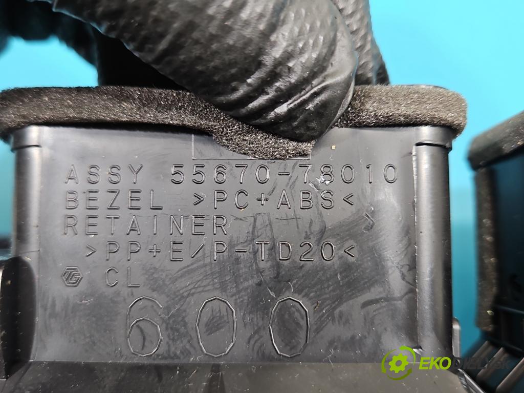 Lexus NX I 2014-2021 2.0 T 238HP automatic 175 kW 1998 cm3 5- Mřížka: kúrenia stredová 55670-78010 (Mriežka kúrenia (fukár))