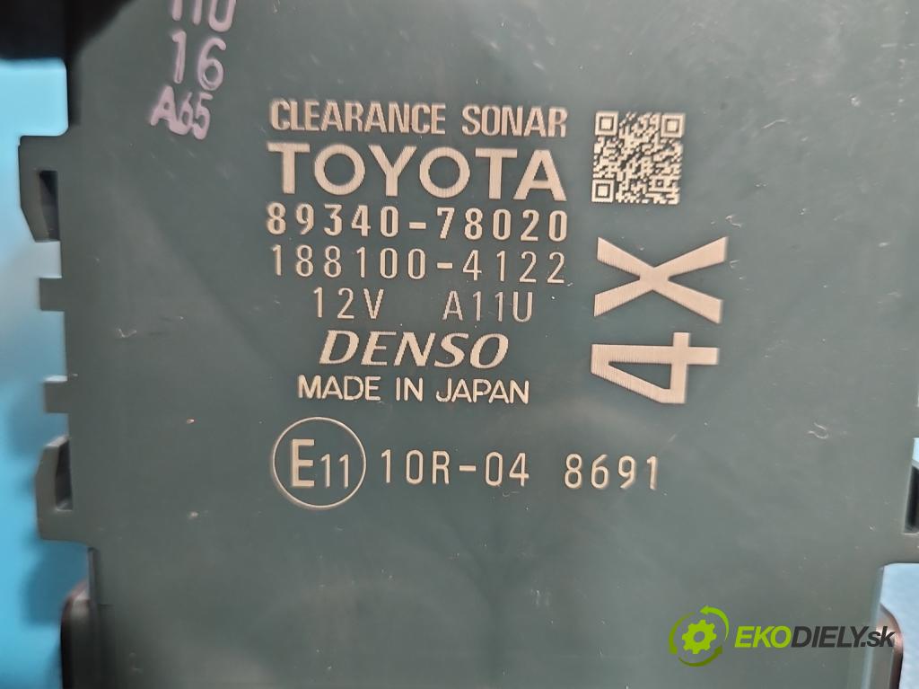 Lexus NX I 2014-2021 2.0 T 238HP automatic 175 kW 1998 cm3 5- riadiaca jednotka parkovaní: 89340-78020