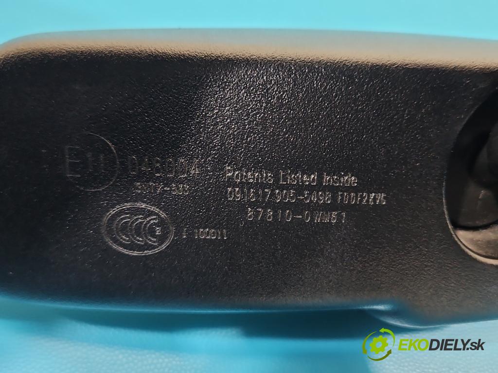 Lexus NX I 2014-2021 2.0 T 238HP automatic 175 kW 1998 cm3 5- zrkadlo uvnitř: 87810-0WM61 (Spätné zrkadlo vnútorné)