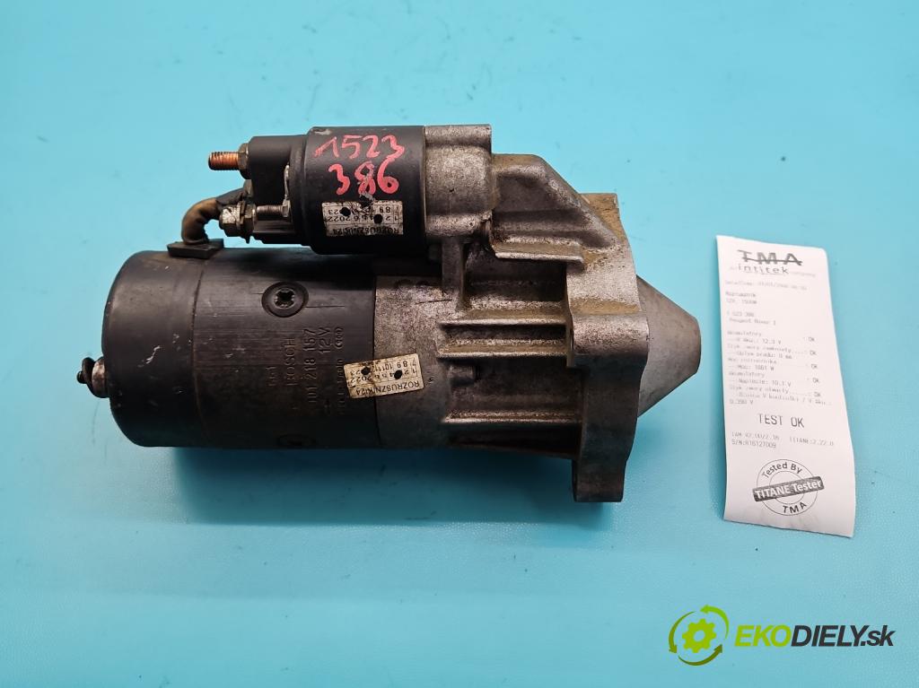 Peugeot Boxer I 1994-2006 2.5 TD 86 hp manual 63 kW 2446 cm3 5- startér: 0001218157 (Startér)