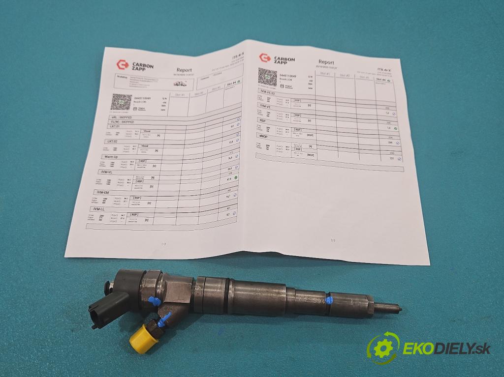 Opel Omega B 1994-2003 2.5 dti 150 HP manual 110 kW 2497 cm3 5- vstrek 0445110049 (Vstrekovač paliva)
