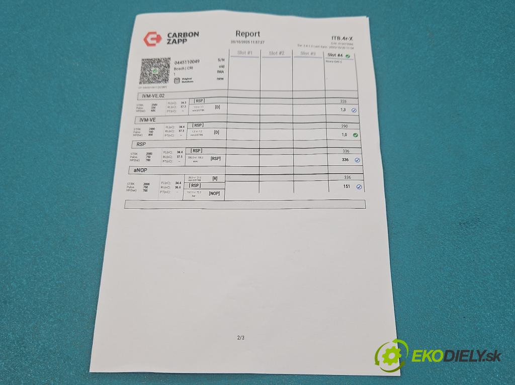 Opel Omega B 1994-2003 2.5 dti 150 HP manual 110 kW 2497 cm3 5- vstrek 0445110049 (Vstrekovač paliva)