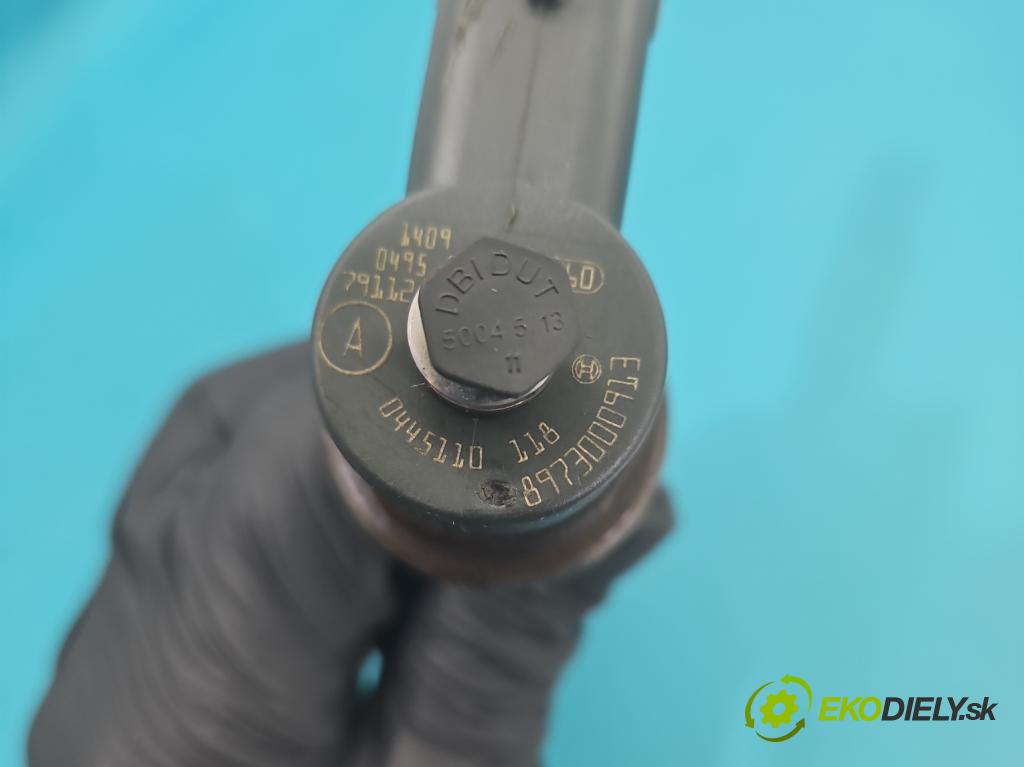 Opel Astra II 1998-2009 1.7 cdti 80 HP manual 59 kW 1686 cm3 5- vstrek 0445110118 (Vstrekovač paliva)