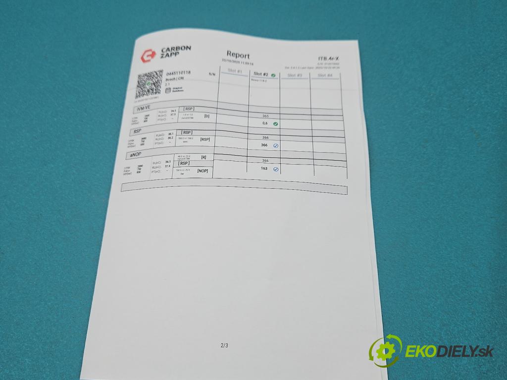 Opel Astra II 1998-2009 1.7 cdti 80 HP manual 59 kW 1686 cm3 5- vstrek 0445110118 (Vstrekovač paliva)