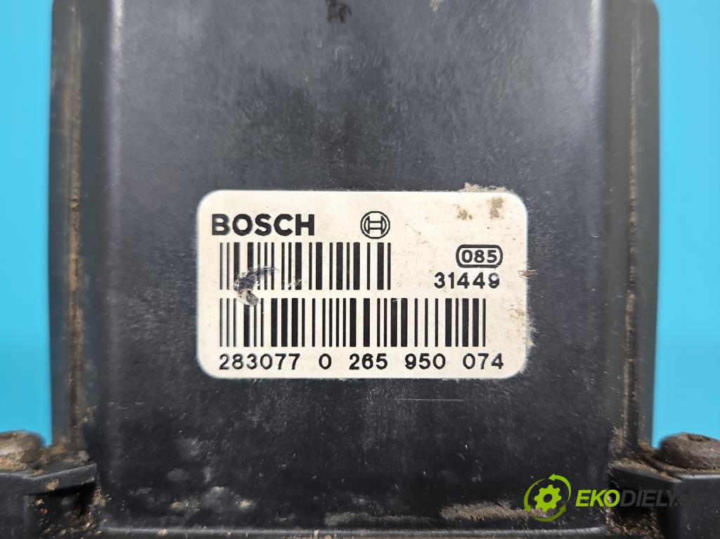 Peugeot 307 2.0 16V 136 HP manual 100 kW 1997 cm3 3- čerpadlo abs 0265950074 (Pumpa ABS)