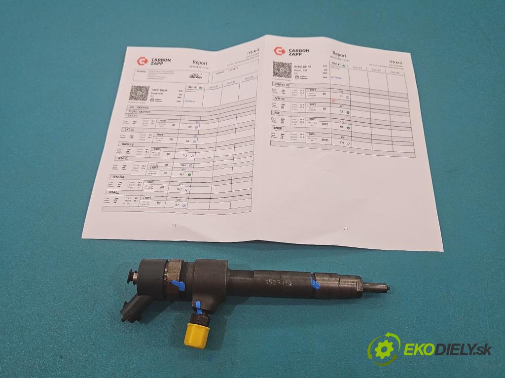 Saab 9-3 II 2002-2012 1.9 TiD 120 HP manual 88 kW 1910 cm3 4- vstrek 0445110165 (Vstrekovač paliva)