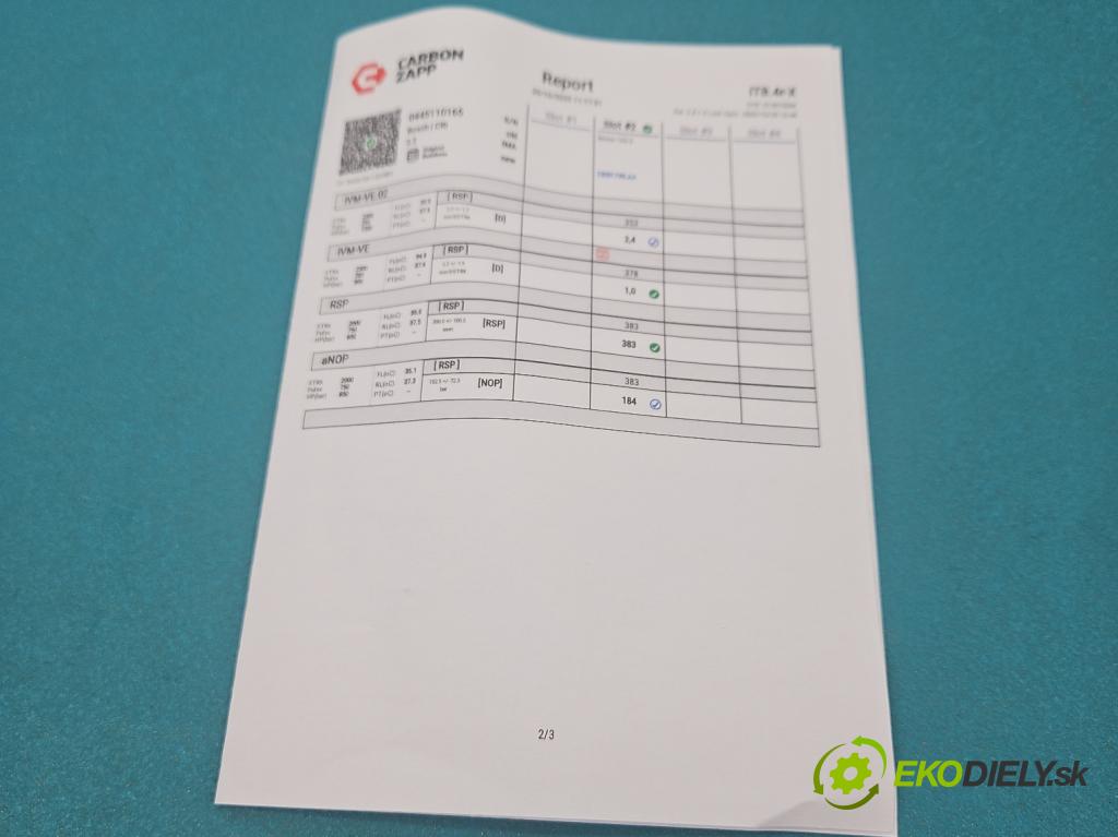 Saab 9-3 II 2002-2012 1.9 TiD 120 HP manual 88 kW 1910 cm3 4- vstrek 0445110165 (Vstrekovač paliva)